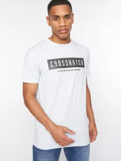 Selworthy T-Shirt Light Blue by Crosshatch