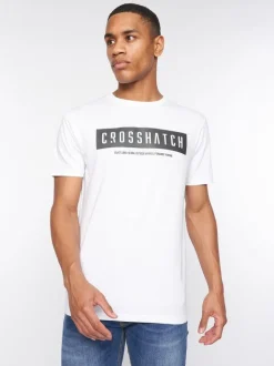 Selworthy T-Shirt White by Crosshatch