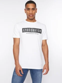 Selworthy T-Shirt White by Crosshatch