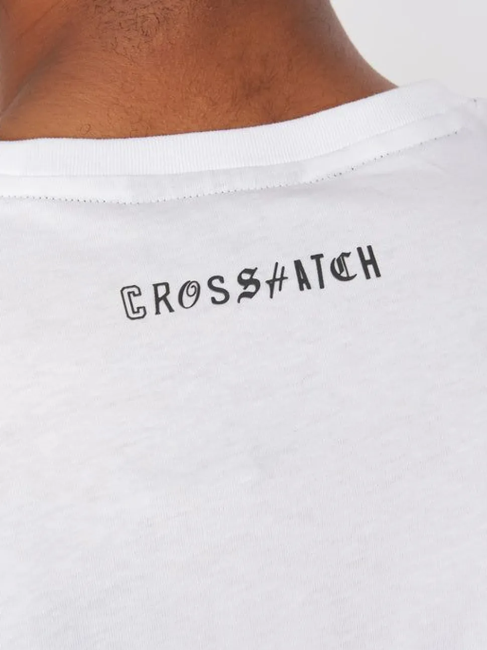 Selworthy T-Shirt White by Crosshatch