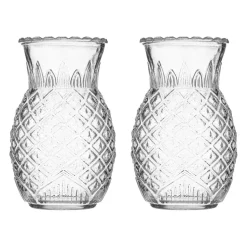 Set Of 2 Entertain Pineapple Cocktail Glasses
