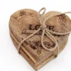 Set of 4 Heart Shape Coasters