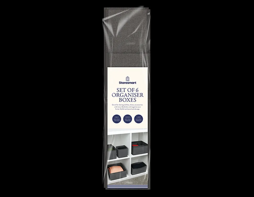Set of 6 Organiser Boxes