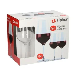 Set of 6 Red Wine Glasses 53 cl
