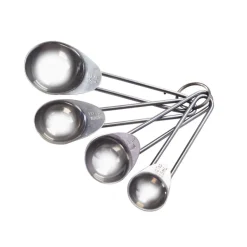 Set Of 4 Stainless Steel Measuring Spoons by Mason & Cash