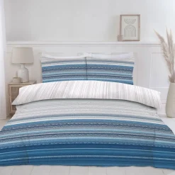 Seville Duvet Cover Set Blue