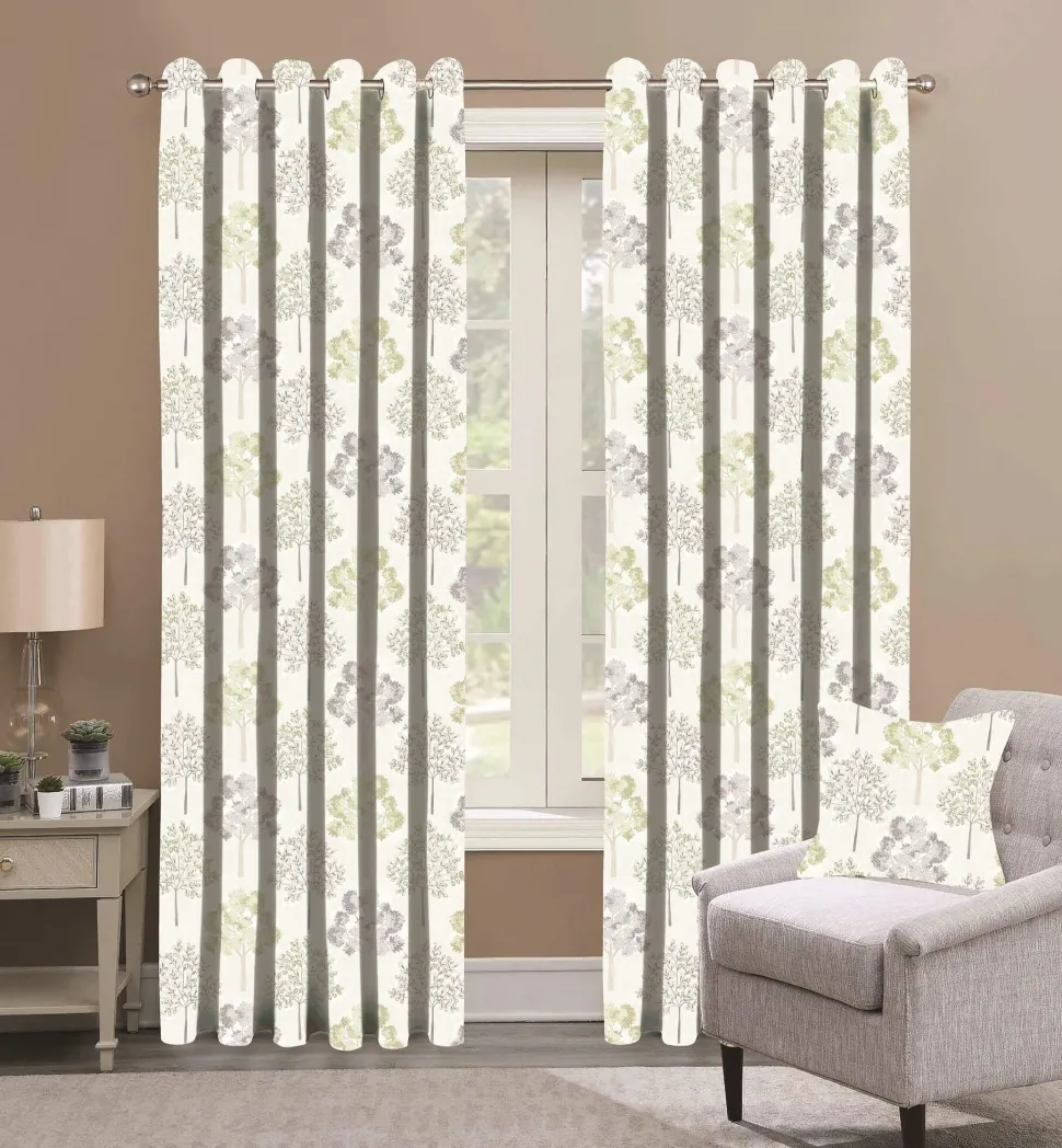 Seville Eyelet Readymade Curtains