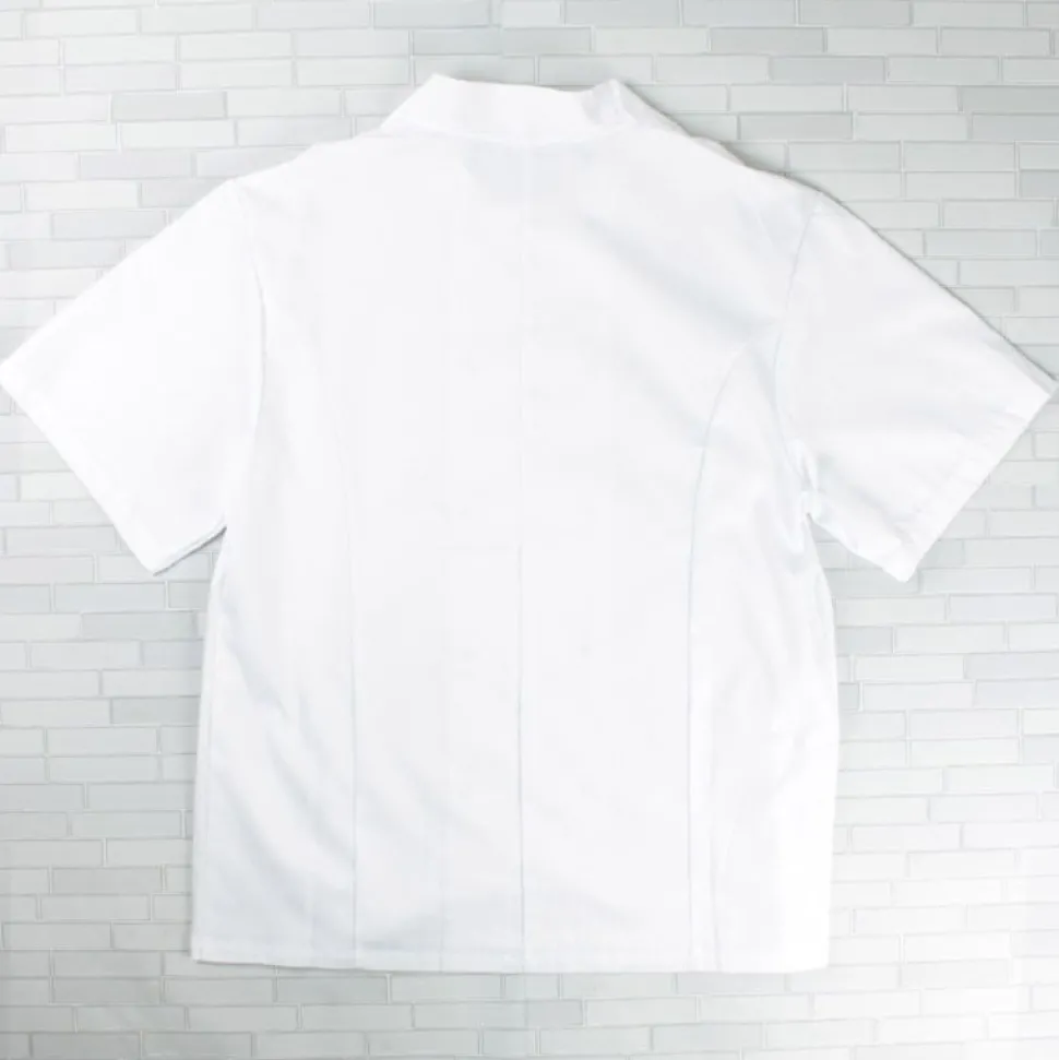 Short Sleeve White Chef Jacket