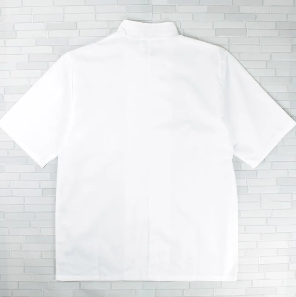Short Sleeve White Chef Jacket