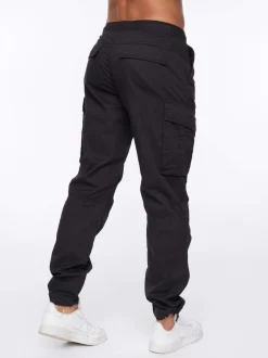 Sidemoore Cargo Pants Black by Crosshatch