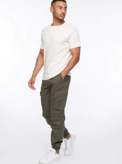 Sidemoore Cargo Pants Olive by Crosshatch