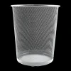Silver Metal Waste Paper Bin