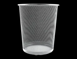 Silver Metal Waste Paper Bin
