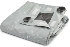 Snooze Portable Kids Blackout Curtain Blind Grey Stars