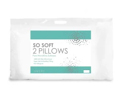 So Soft Microfibre Twin Pack Pillow by Bedroom Couture Soft Support - Made in Ireland