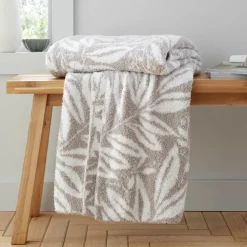So Soft Sorrel Throw Natural by Catherine Lansfield