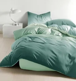 Soft Touch Gradient Green Duvet Cover Sets