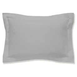 Soft Touch Oxford Pillowcase Pairs Silver