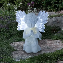 Solar LED Angel Light - Bright White LED