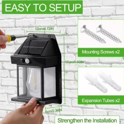 Solar Sensor Security Lantern