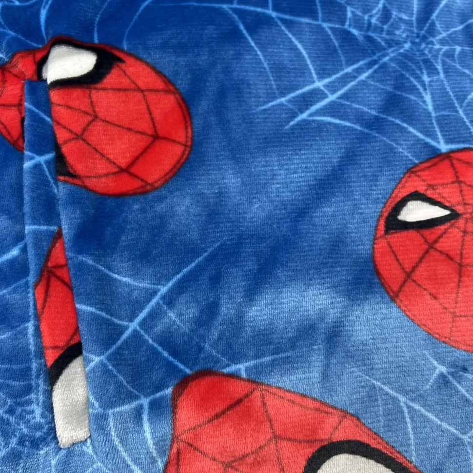 Spiderman Spidey Heads Up Hugzee Wearable Fleece Hoodie – Small