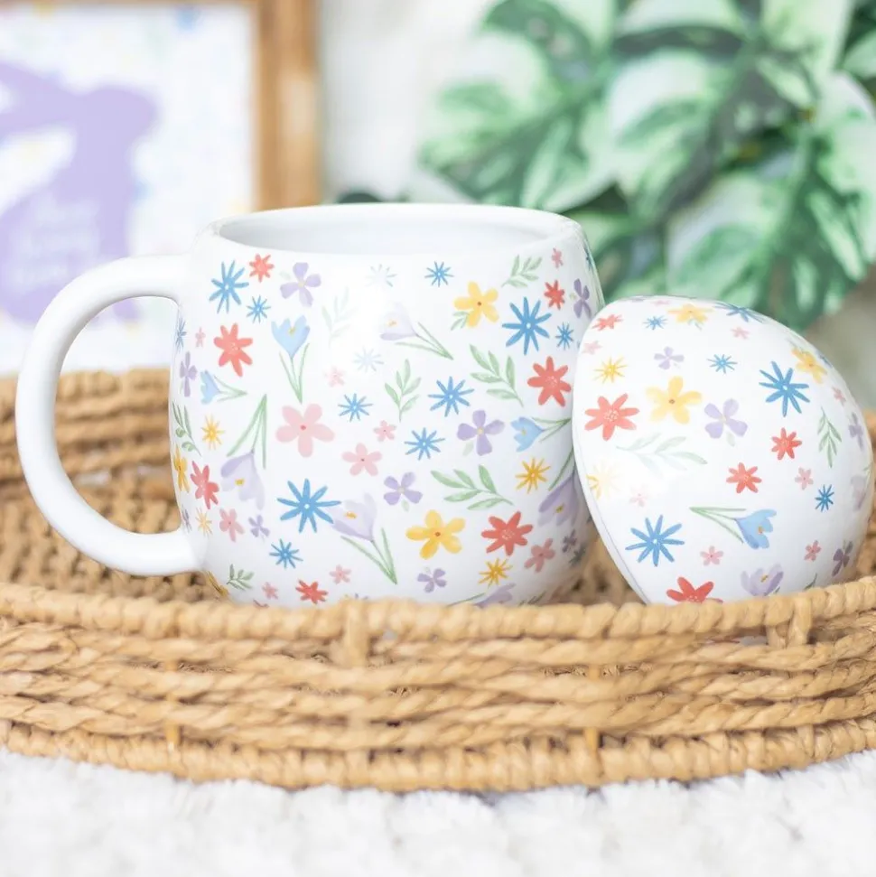 Spring Floral Print Egg Mug