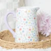 Spring Floral Print Flower Jug