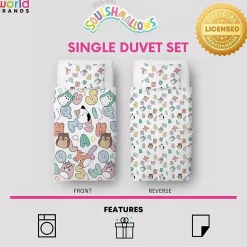 Squishmallows Chill Rotary Single Duvet Cover Set