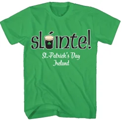 St Patrick's Day 100% Cotton T-Shirt Slàinte