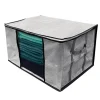 Storage Bag with Reinforced handles Grey