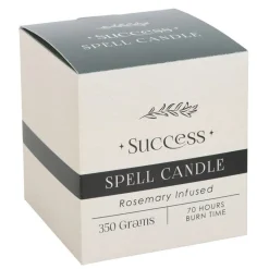 Success Spell Candle Rosemary Infused