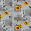 Sunflower Oil Cloth Tablecloth DT53 - Price by the Metre