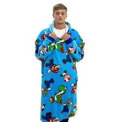 Super Mario Hugzee Wearable Fleece Hoodie – Large