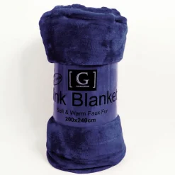 Super Soft Faux Mink Throw 150x200cm