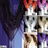 Tassled Voile Swag - 7 colours