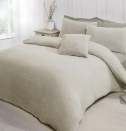 Teddy Fleece Fitted Sheet Natural