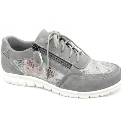 Terri Women's Cushion Walk Shoes Grey Floral