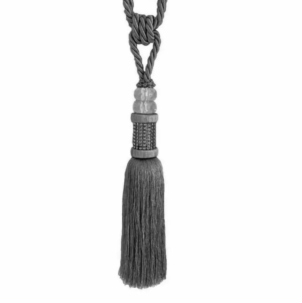 Tieback San Tropez Charcoal 105-12