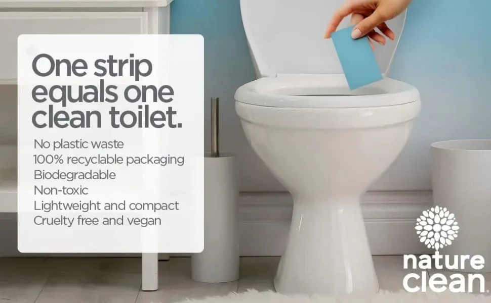 Toilet Cleaner Strips – 6 Sheets