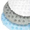 Transparent Droplet Design PVC Bath Mats