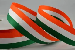 Tri-Colour Satin Ribbon - Price by the Metre