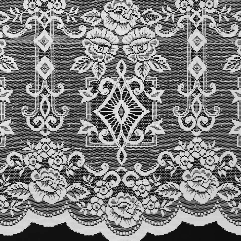 TT646 White Net Curtains - Price by the Metre