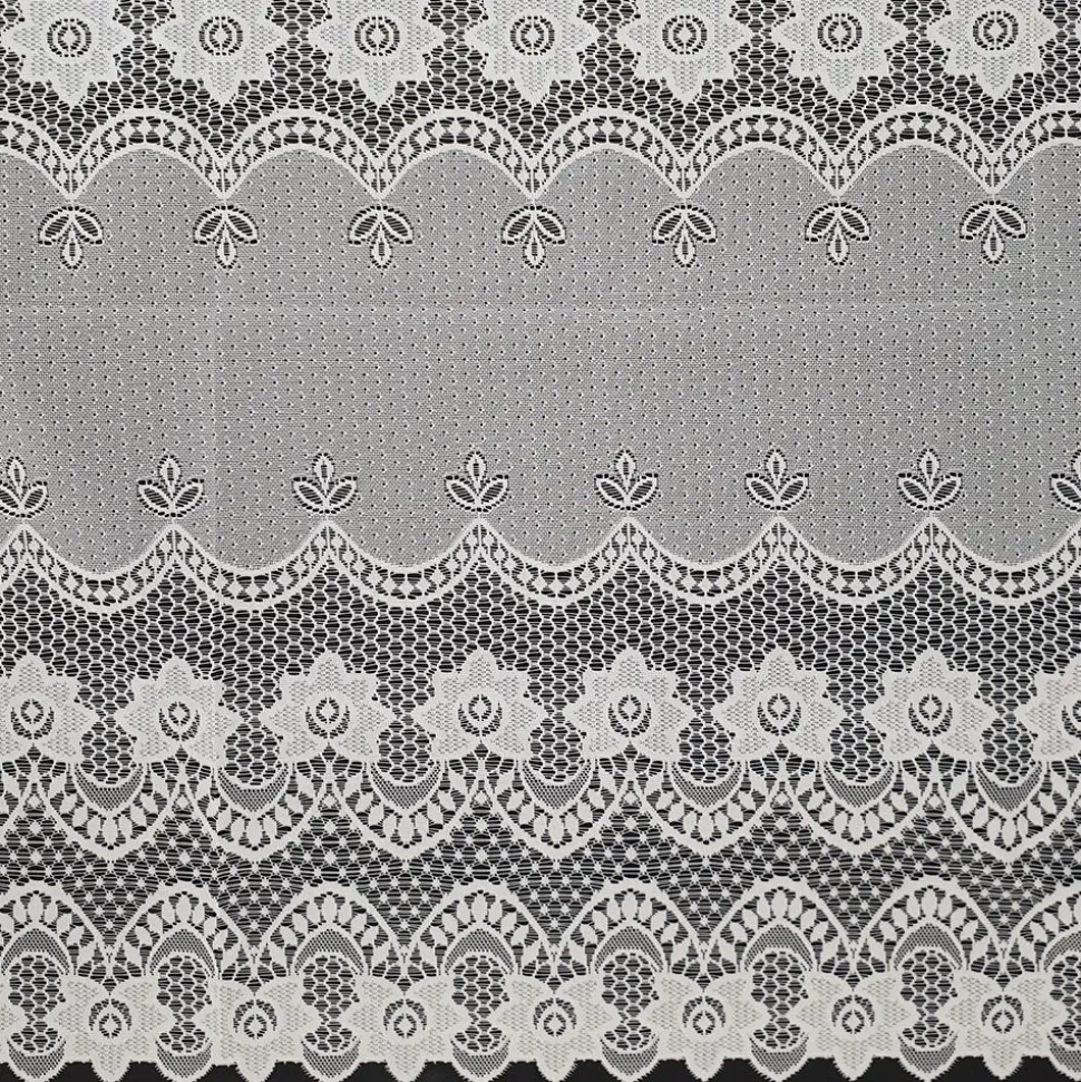 TT717 White Net Curtains - Price by the Metre