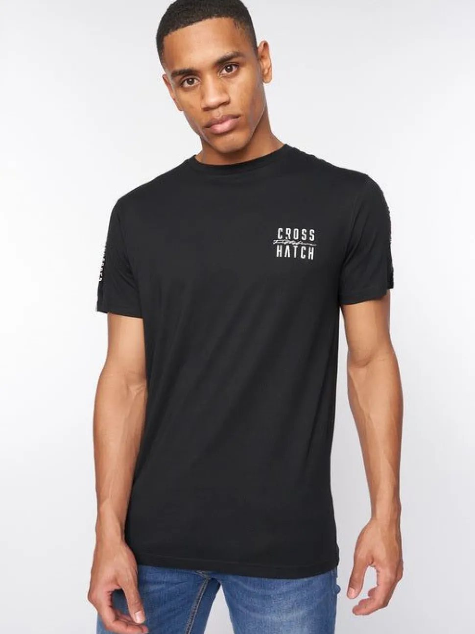 Tugford T-Shirt Black by Crosshatch