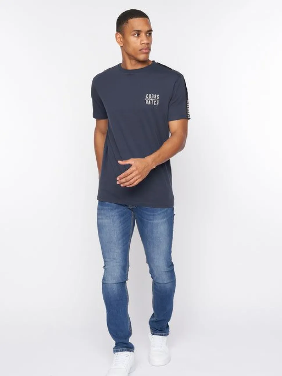 Tugford T-Shirt Navy by Crosshatch