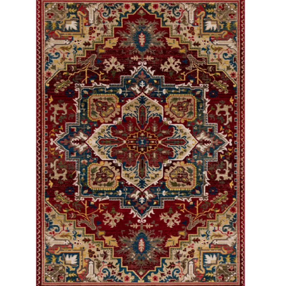 Turkish Style Rug Red