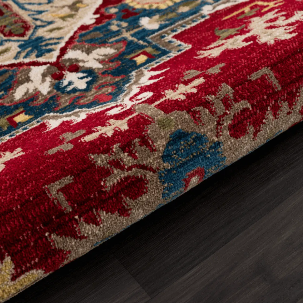 Turkish Style Rug Red