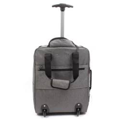 Underseat Trolley Cabin Bag Grey by Bordlite 45x36x20cm