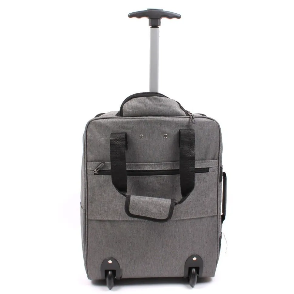 Underseat Trolley Cabin Bag Grey by Bordlite 45x36x20cm