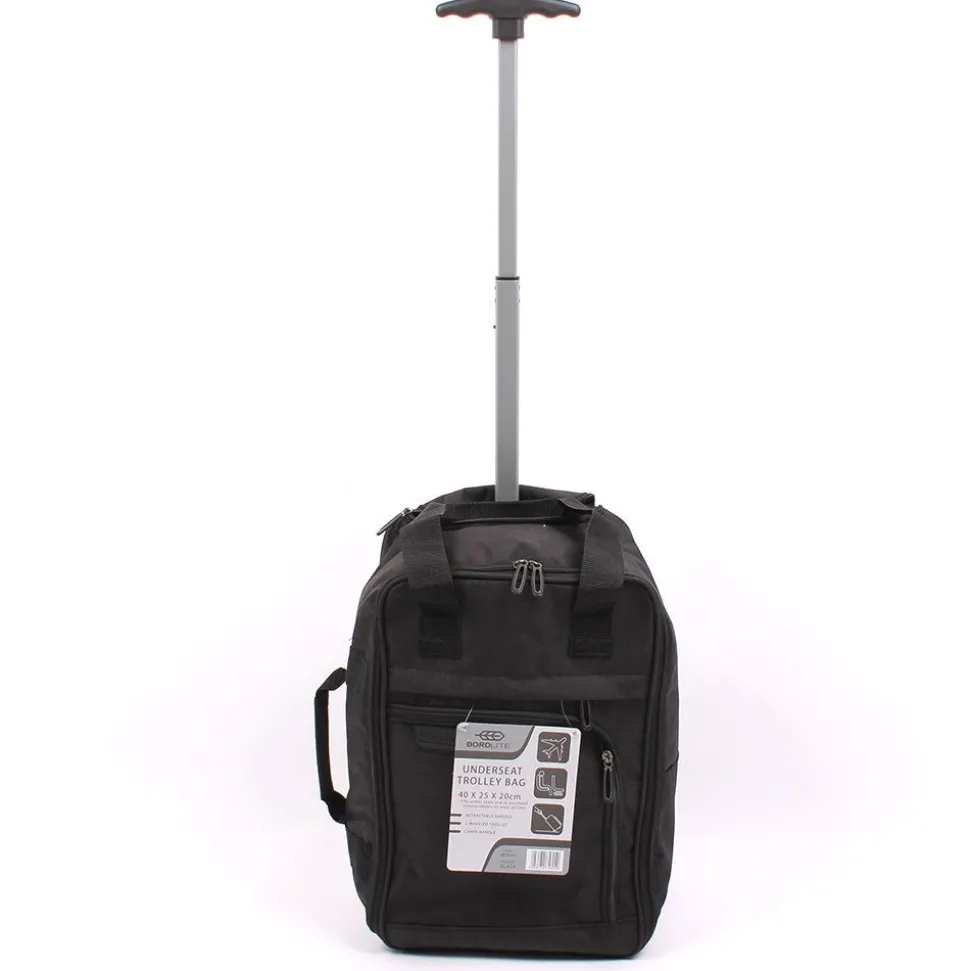 Underseat Trolley Cabin Bag Black by Bordlite